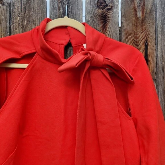 MAEVE pussybow red mini - Picture 4 of 8